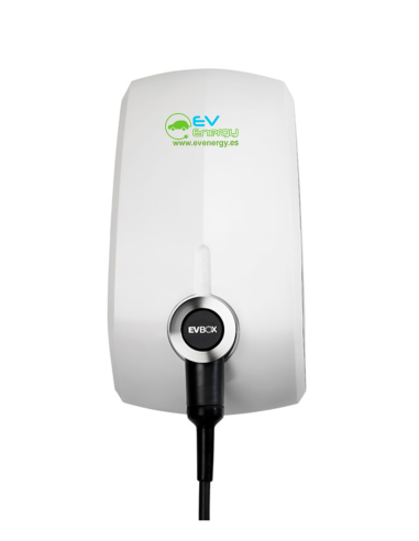 EVBox Elvi 1Ph-32A, Wifi, Cable 6M tipo 2, Color blanco